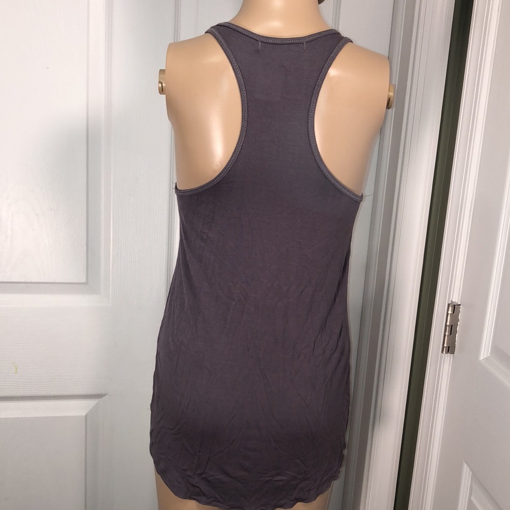 Ya Los Angeles Grey Top. S - Picture 4 of 6